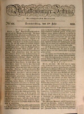 Aschaffenburger Zeitung Donnerstag 5. Juli 1832