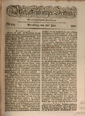 Aschaffenburger Zeitung Montag 16. Juli 1832