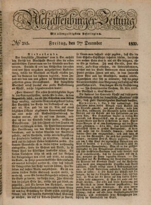 Aschaffenburger Zeitung Freitag 7. Dezember 1832