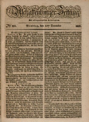 Aschaffenburger Zeitung Montag 10. Dezember 1832