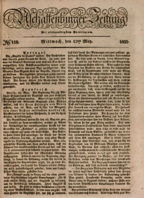 Aschaffenburger Zeitung Mittwoch 15. Mai 1833