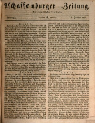 Aschaffenburger Zeitung Montag 6. Januar 1834