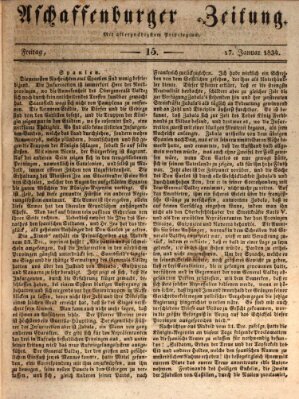 Aschaffenburger Zeitung Freitag 17. Januar 1834