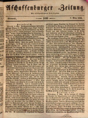 Aschaffenburger Zeitung Mittwoch 7. Mai 1834