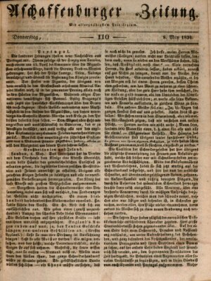 Aschaffenburger Zeitung Donnerstag 8. Mai 1834