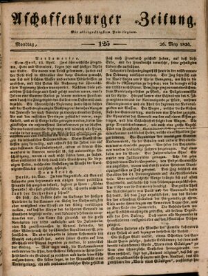 Aschaffenburger Zeitung Montag 26. Mai 1834