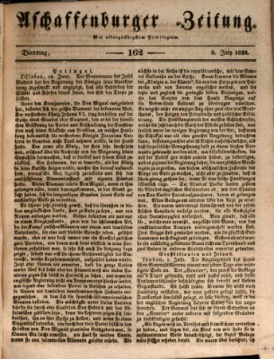 Aschaffenburger Zeitung Dienstag 8. Juli 1834