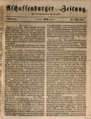 Aschaffenburger Zeitung Dienstag 29. Juli 1834