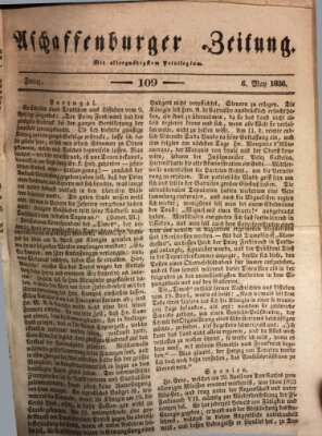 Aschaffenburger Zeitung Freitag 6. Mai 1836