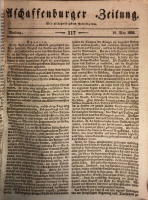 Aschaffenburger Zeitung Montag 16. Mai 1836