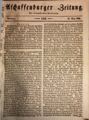 Aschaffenburger Zeitung Montag 23. Mai 1836