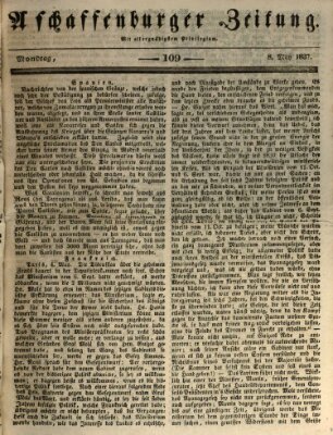 Aschaffenburger Zeitung Montag 8. Mai 1837