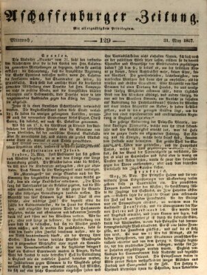 Aschaffenburger Zeitung Mittwoch 31. Mai 1837