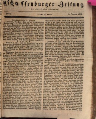 Aschaffenburger Zeitung Freitag 5. Januar 1838