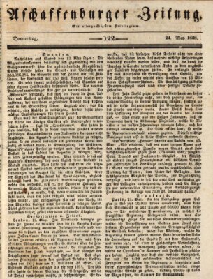 Aschaffenburger Zeitung Donnerstag 24. Mai 1838
