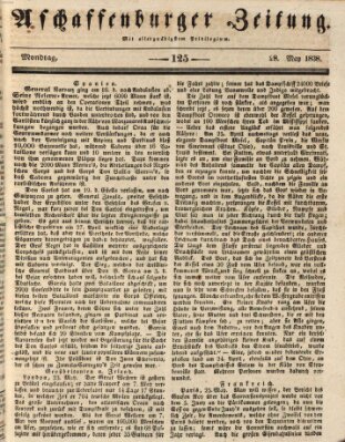 Aschaffenburger Zeitung Montag 28. Mai 1838