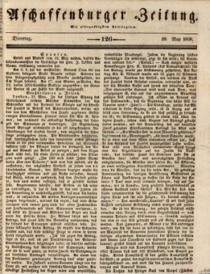 Aschaffenburger Zeitung Dienstag 29. Mai 1838