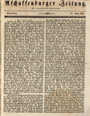 Aschaffenburger Zeitung Donnerstag 31. Mai 1838