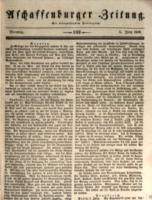 Aschaffenburger Zeitung Dienstag 5. Juni 1838