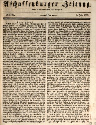 Aschaffenburger Zeitung Dienstag 3. Juli 1838