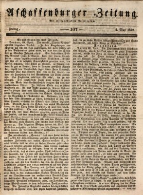 Aschaffenburger Zeitung Freitag 3. Mai 1839