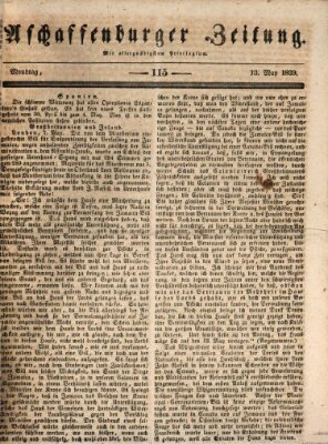 Aschaffenburger Zeitung Montag 13. Mai 1839