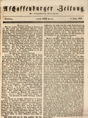 Aschaffenburger Zeitung Montag 3. Juni 1839