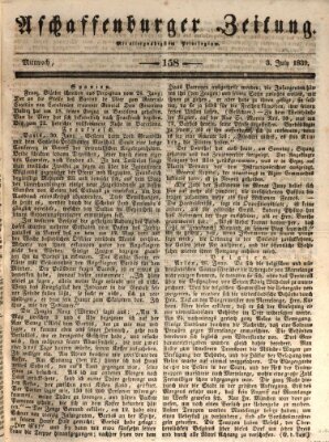 Aschaffenburger Zeitung Mittwoch 3. Juli 1839