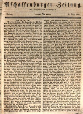 Aschaffenburger Zeitung Freitag 5. März 1841