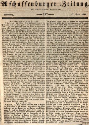 Aschaffenburger Zeitung Montag 17. Mai 1841