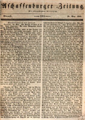 Aschaffenburger Zeitung Mittwoch 26. Mai 1841