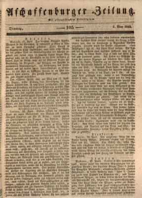 Aschaffenburger Zeitung Dienstag 3. Mai 1842