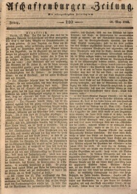 Aschaffenburger Zeitung Freitag 20. Mai 1842