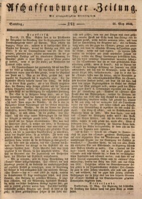 Aschaffenburger Zeitung Samstag 21. Mai 1842