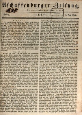 Aschaffenburger Zeitung Freitag 1. Juli 1842