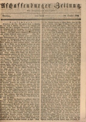 Aschaffenburger Zeitung Montag 24. Oktober 1842