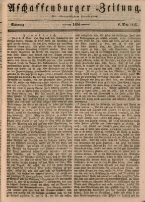 Aschaffenburger Zeitung Samstag 6. Mai 1843