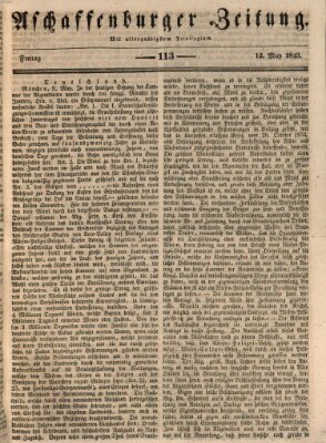 Aschaffenburger Zeitung Freitag 12. Mai 1843