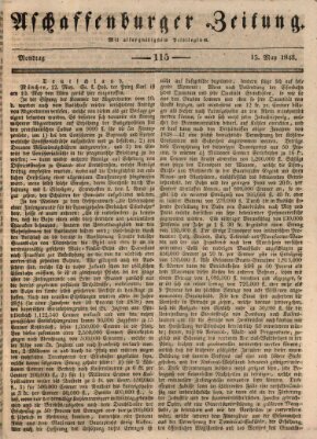 Aschaffenburger Zeitung Montag 15. Mai 1843