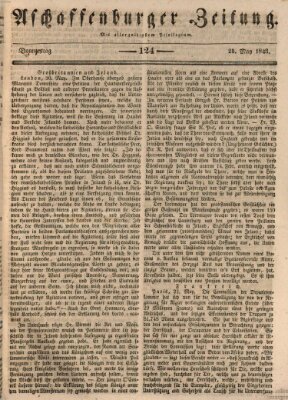 Aschaffenburger Zeitung Donnerstag 25. Mai 1843