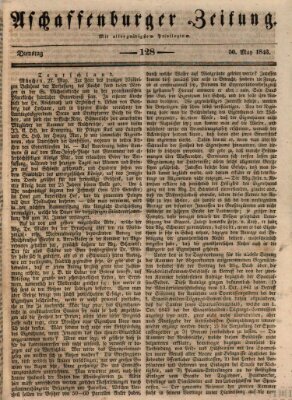 Aschaffenburger Zeitung Dienstag 30. Mai 1843