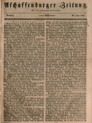 Aschaffenburger Zeitung Montag 10. Juli 1843