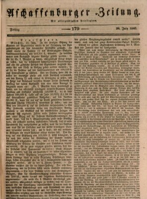 Aschaffenburger Zeitung Freitag 28. Juli 1843