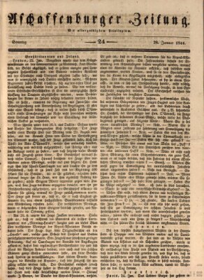 Aschaffenburger Zeitung Sonntag 28. Januar 1844