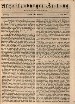 Aschaffenburger Zeitung Sonntag 12. Mai 1844