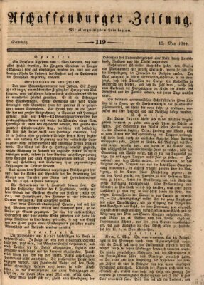 Aschaffenburger Zeitung Samstag 18. Mai 1844