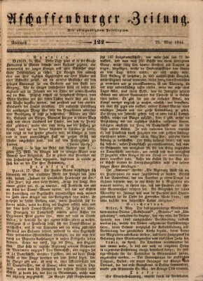 Aschaffenburger Zeitung Mittwoch 22. Mai 1844