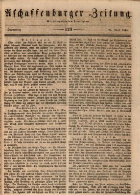 Aschaffenburger Zeitung Donnerstag 23. Mai 1844