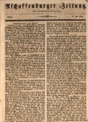 Aschaffenburger Zeitung Freitag 5. Juli 1844