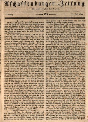 Aschaffenburger Zeitung Dienstag 23. Juli 1844